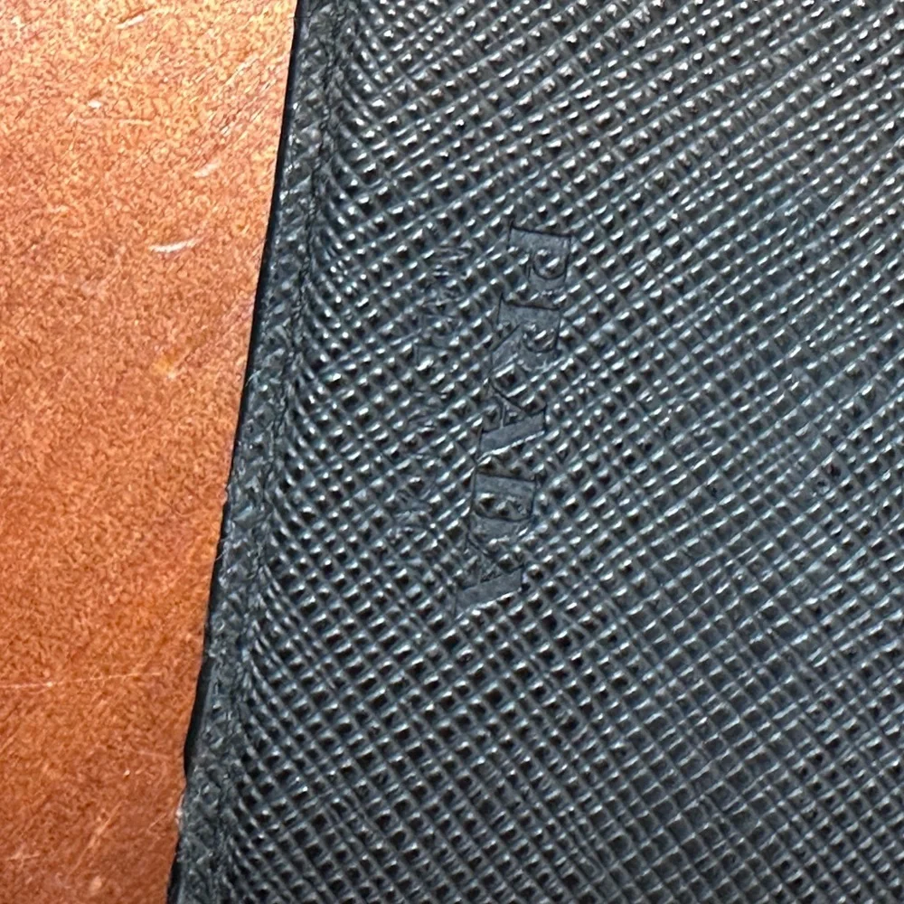 Prada Black Saffiano Leather Men's Wallet